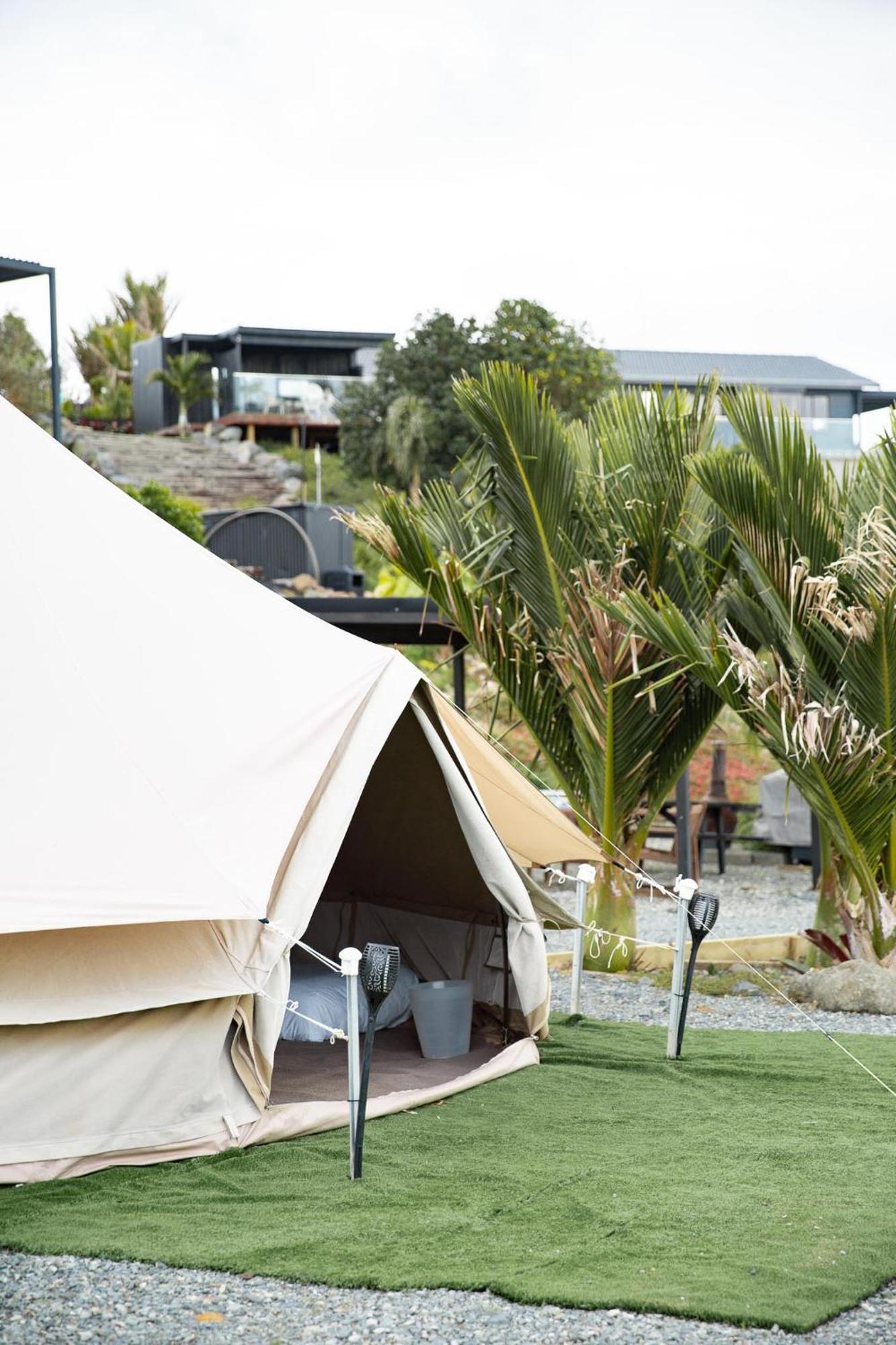 Aotearoa Surf Eco Pods Te Arai Exterior foto