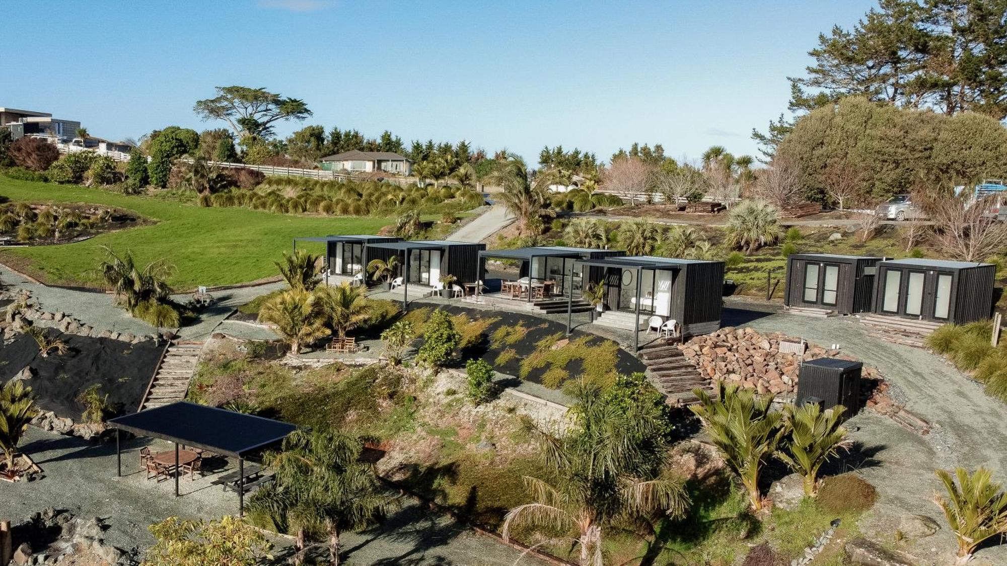 Aotearoa Surf Eco Pods Te Arai Exterior foto