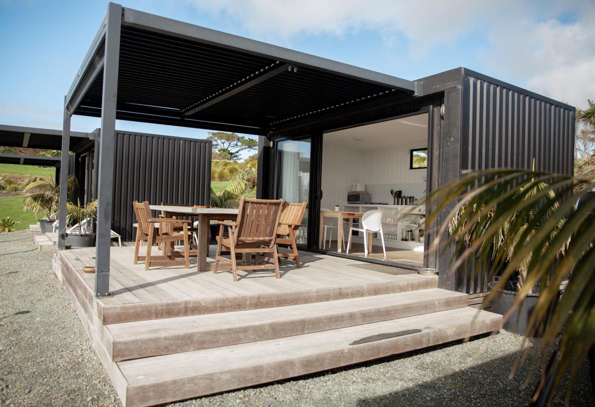 Aotearoa Surf Eco Pods Te Arai Exterior foto