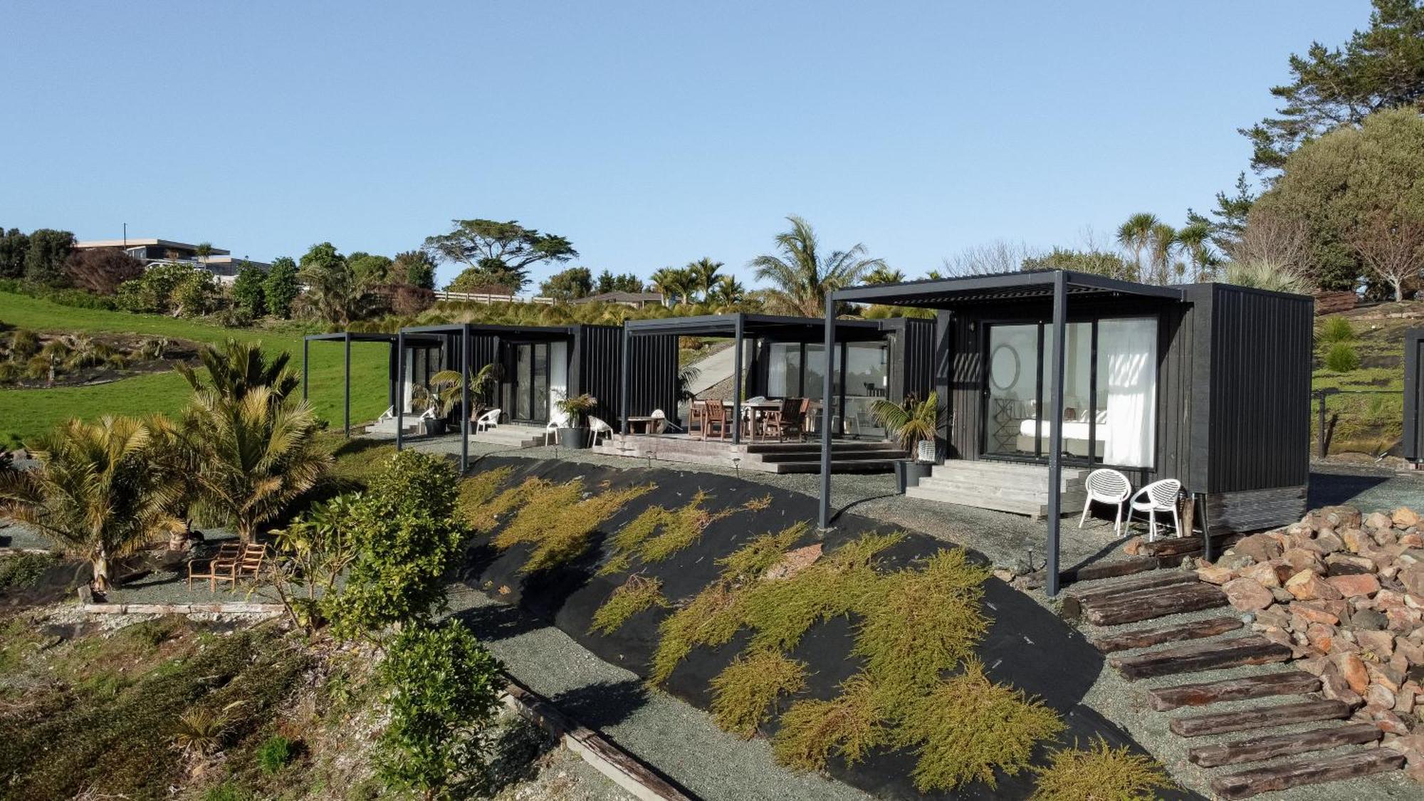 Aotearoa Surf Eco Pods Te Arai Exterior foto